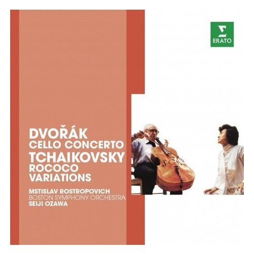 великие виолончелисты мстислав ростропович 2 cd Компакт-Диски, Warner Classics, MSTISLAV ROSTROPOVICH - CELLO CONCERTO/ROCOCO VARIATIONS (CD)