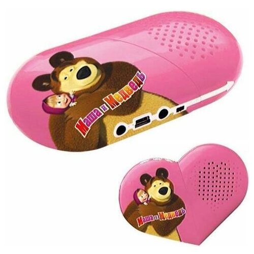 Колонка портативная Ritmix SP-333M 3 Вт MP3 WMA USB и microSD аудиовход наушники трансформер - розовая 46400₽