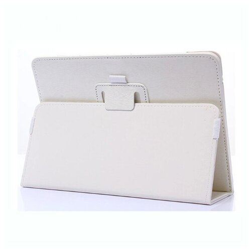 фото Чехол-обложка mypads с подставкой для samsung galaxy tab a 8.0 sm-t350/t351/t355 белый кожаный