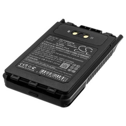 аккумулятор для vertex vz 30 fnb z181li 1800mah 7 4v li ion Аккумулятор CameronSino для рации Vertex VX-820, VX-870, VX-920, VX-970, VX-821, VX-824, VX-829 (FNB-V128Li) 3400mAh