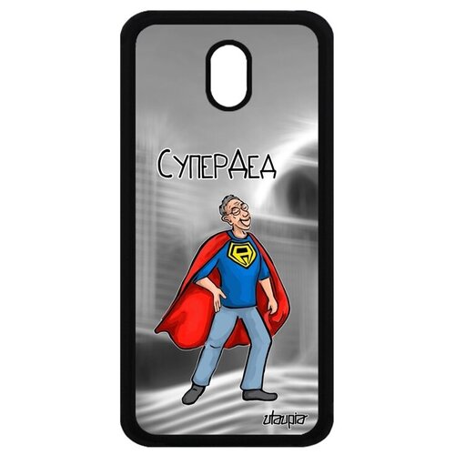 фото Чехол для смартфона // samsung galaxy j3 2017 // "супердед" смешной рисунок, utaupia, серый