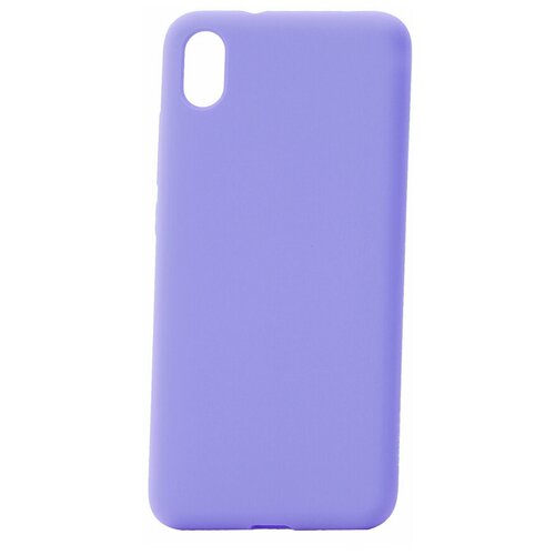 фото Чехол на xiaomi redmi 7a kruche silicone plain lilac purple кruче