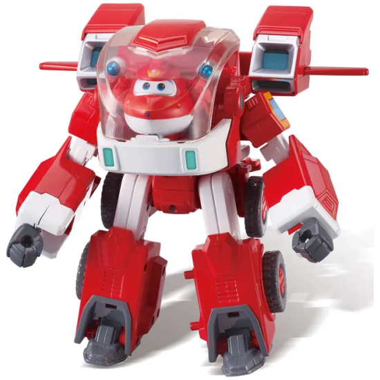 Трансформер Super Wings EU750321 Костюм трансформера с фигуркой мини Джетта