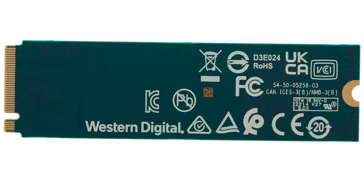 Твердотельный накопитель SSD WD Green SN350 NVMe WDS200T3G0C 2ТБ M2.2280 (QLC) - фото №18