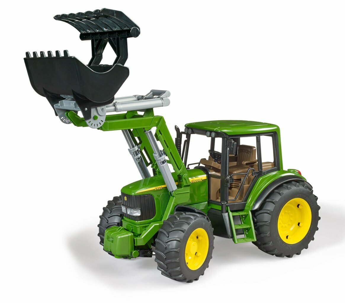 Трактор Bruder John Deere 6920 с погрузчиком Bruder - фото №13