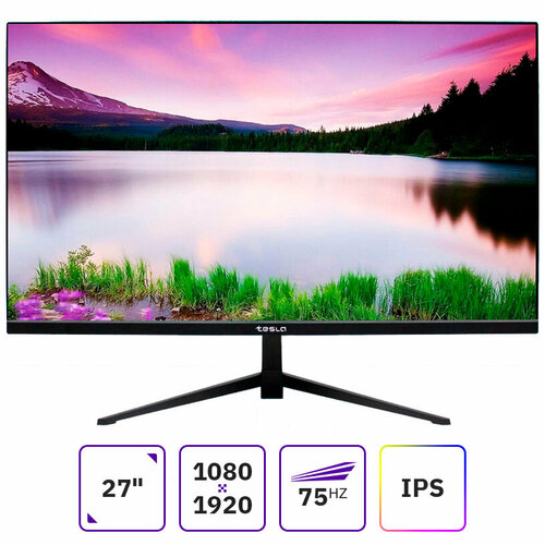 Монитор 27 TESLA F2722HF IPS 1920x1080 черный 1269900₽