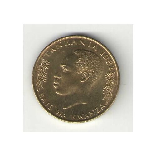 Монета Танзания 20 центов 1982