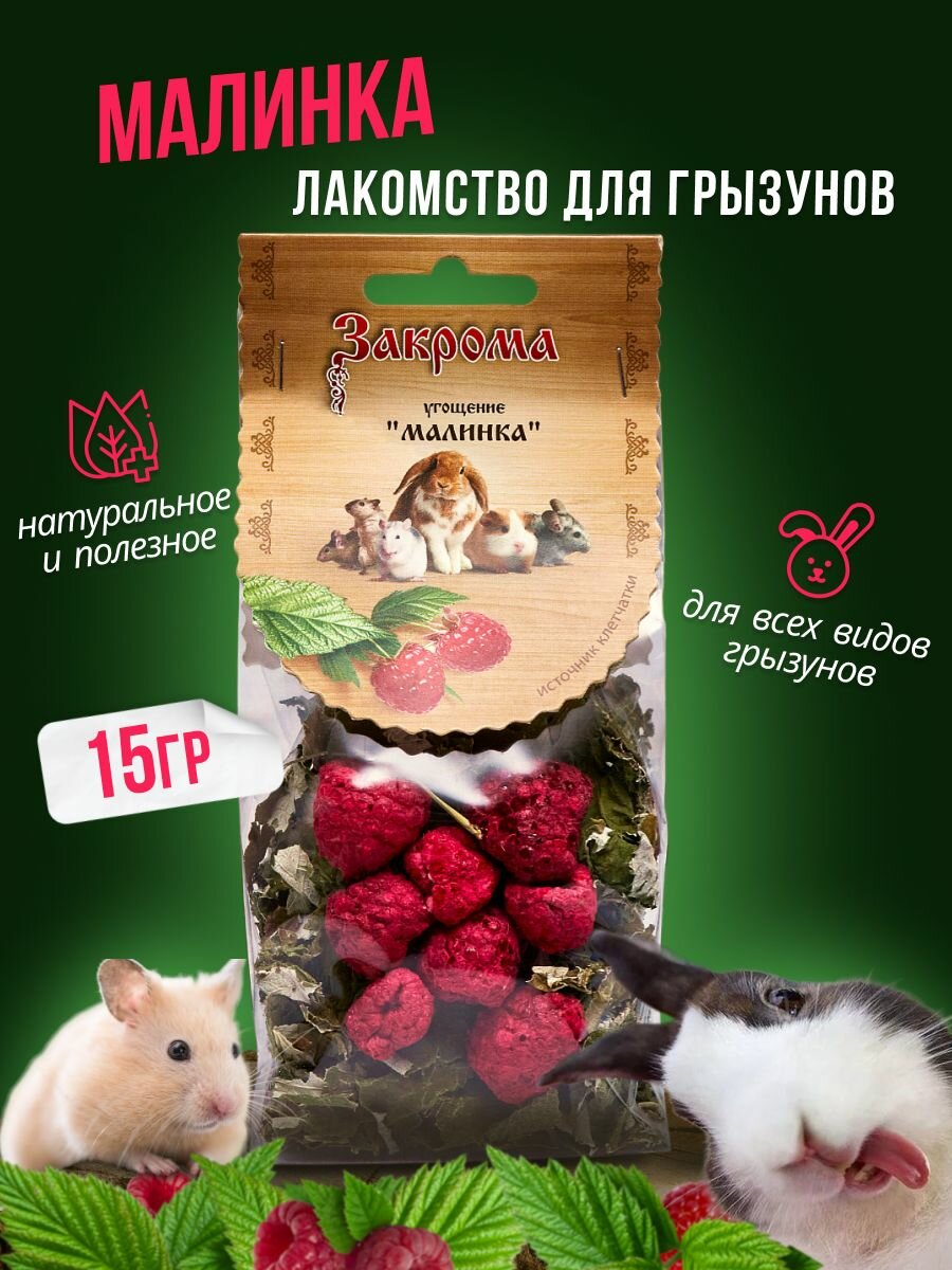 Лакомство для грызунов Малинка