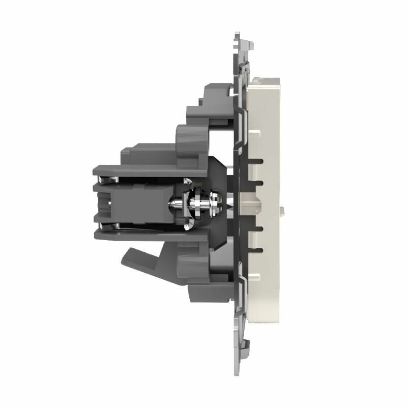 Розетка компьютерная 1-м СП Pixel RJ45 кат.5E механизм беж. TOKOV ELECTRIC TKE-PX-RC1-C02 - фото №4