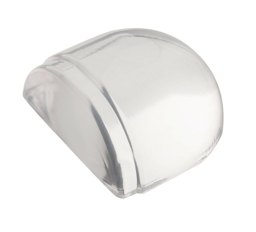 фото Стоппер для двери с самоклеящимся слоем, прозрачный. 1штука