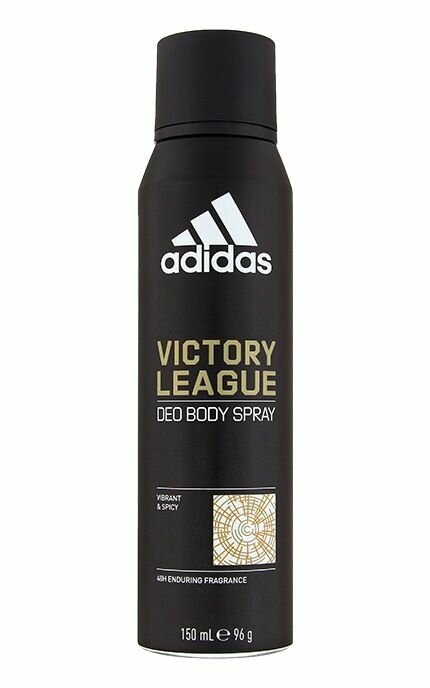 Дезодорант-спрей мужской Adidas Victory League с защитой 48 часов 150 мл (из Финляндии)