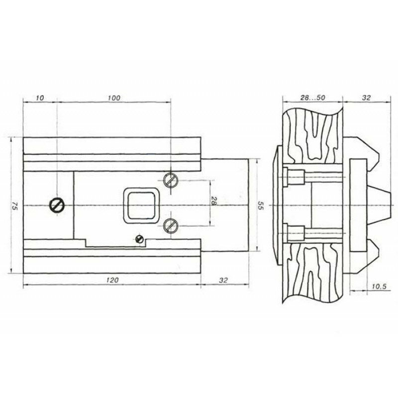 Замок накладной Поливектор Барьер 2 МК Гост 3, цвет чёрный - фото №13