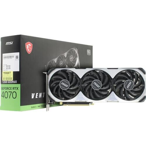 Видеокарта Msi Ventus RTX 4070 VENTUS 3X E 12G OC