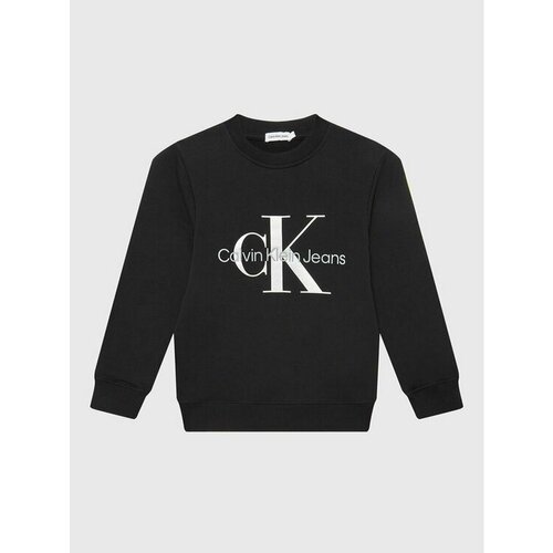 Свитшот Calvin Klein Jeans, размер 8Y [METY], черный брелок monogram металл