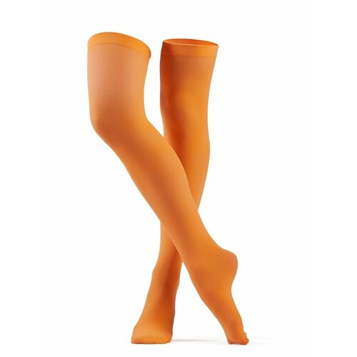 Чулки Eros, 50 den, размер one size, оранжевый женские серые чулки плотные 40 den