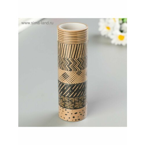 Клейкие WASHI-ленты для декора кофейные цвета клейкие washi ленты для декора кофейные цвета