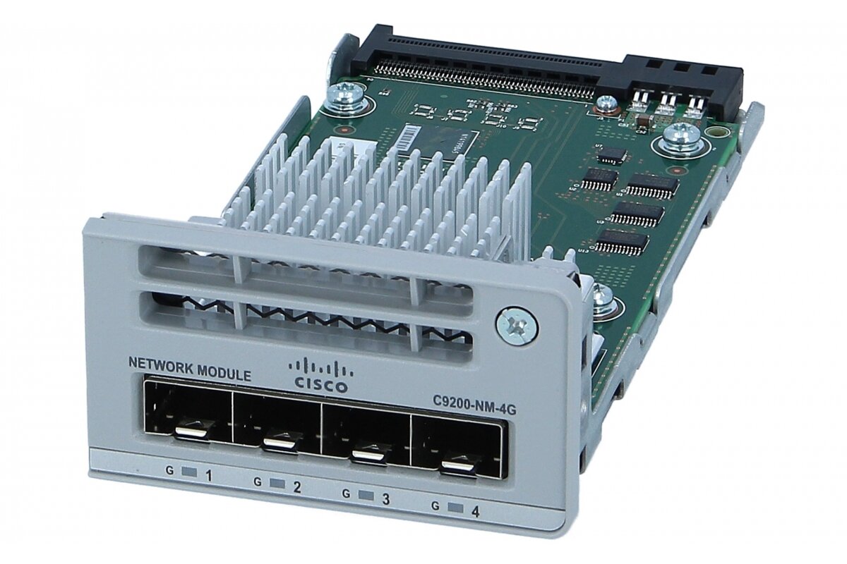 Модуль коммутатора Cisco C9200-NM-4G SFPх4 1G для Catalyst 9200