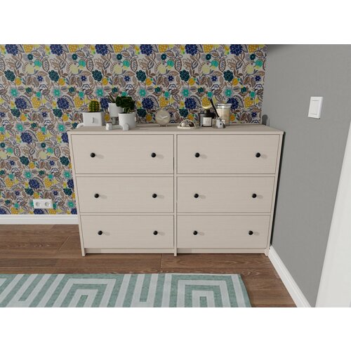 Комод К6Я Иветта 1200х800х400 Дуб-Белфорд