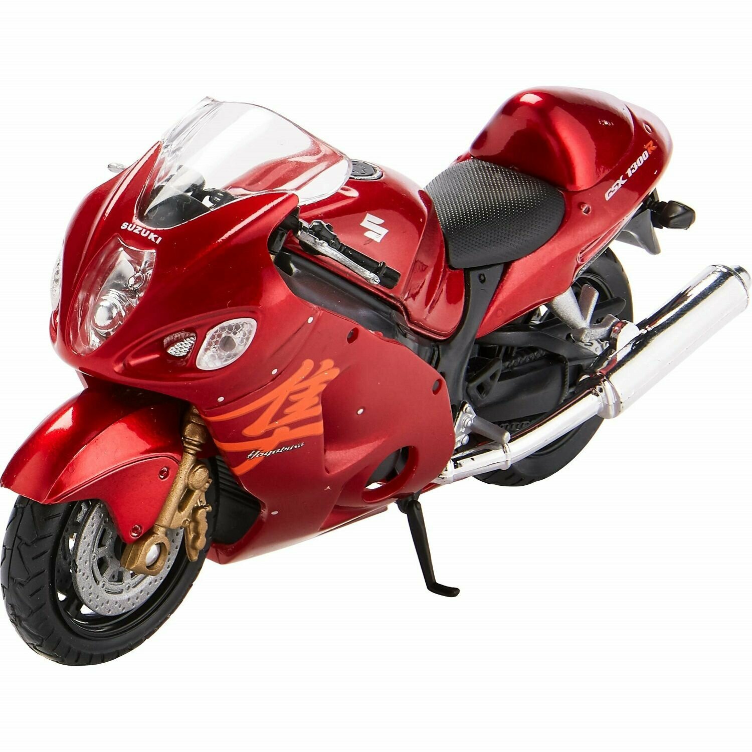 Модель мотоцикла 1:18 Suzuki Hayabusa красный 12828 Welly