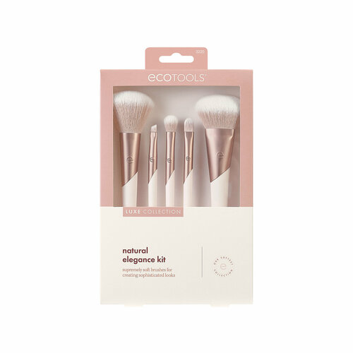 Набор кистей для макияжа EcoTools Luxe Natural Elegance Kit (ЕТ3220) ecotools dry brush 1 brush