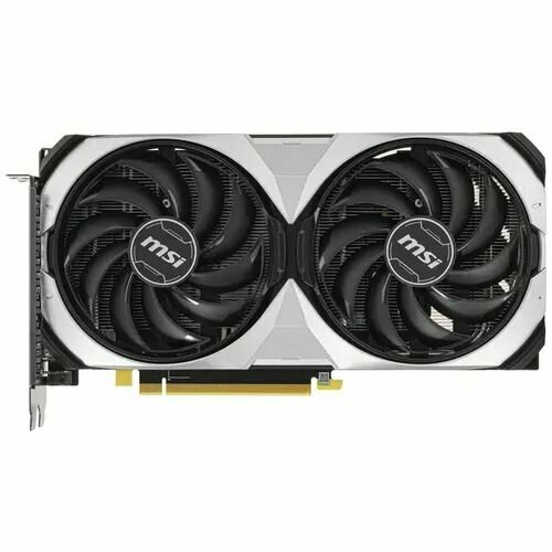 Видеокарта MSI RTX4070 VENTUS 2X E 12GB OC GDDR6X 192-bit DPx3 HDMI 2FAN RTL видеокарта msi geforce rtx 4070 12288mb ventus 2x 12g oc rtx 4070 ventus 2x 12g oc 1xhdmi 3xdp ret