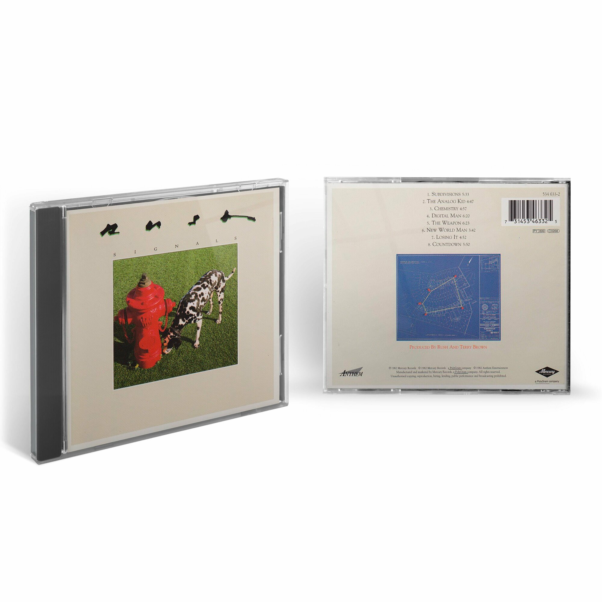 Rush - Signals (1CD) 1997 Jewel Аудио диск