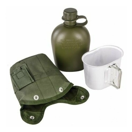 Фляга одноквартовая с подстаканником