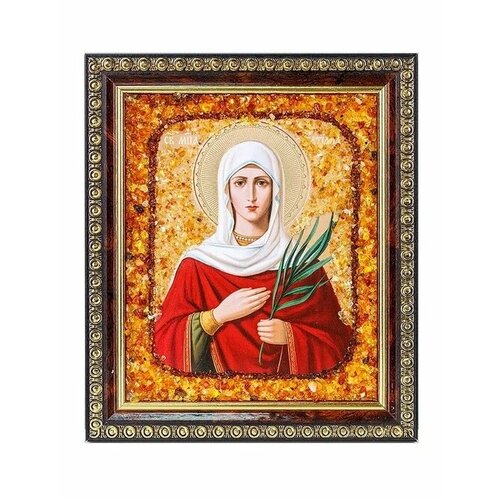 Янтарная икона Святая великомученица Татьяна