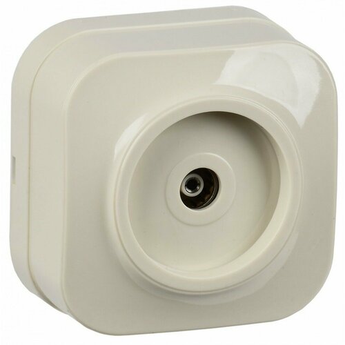 IEK GLORY РТВ20-ХК Розет. 1-ая телевиз. о/у GLORY крем. EAH10-K33 (100 шт.)