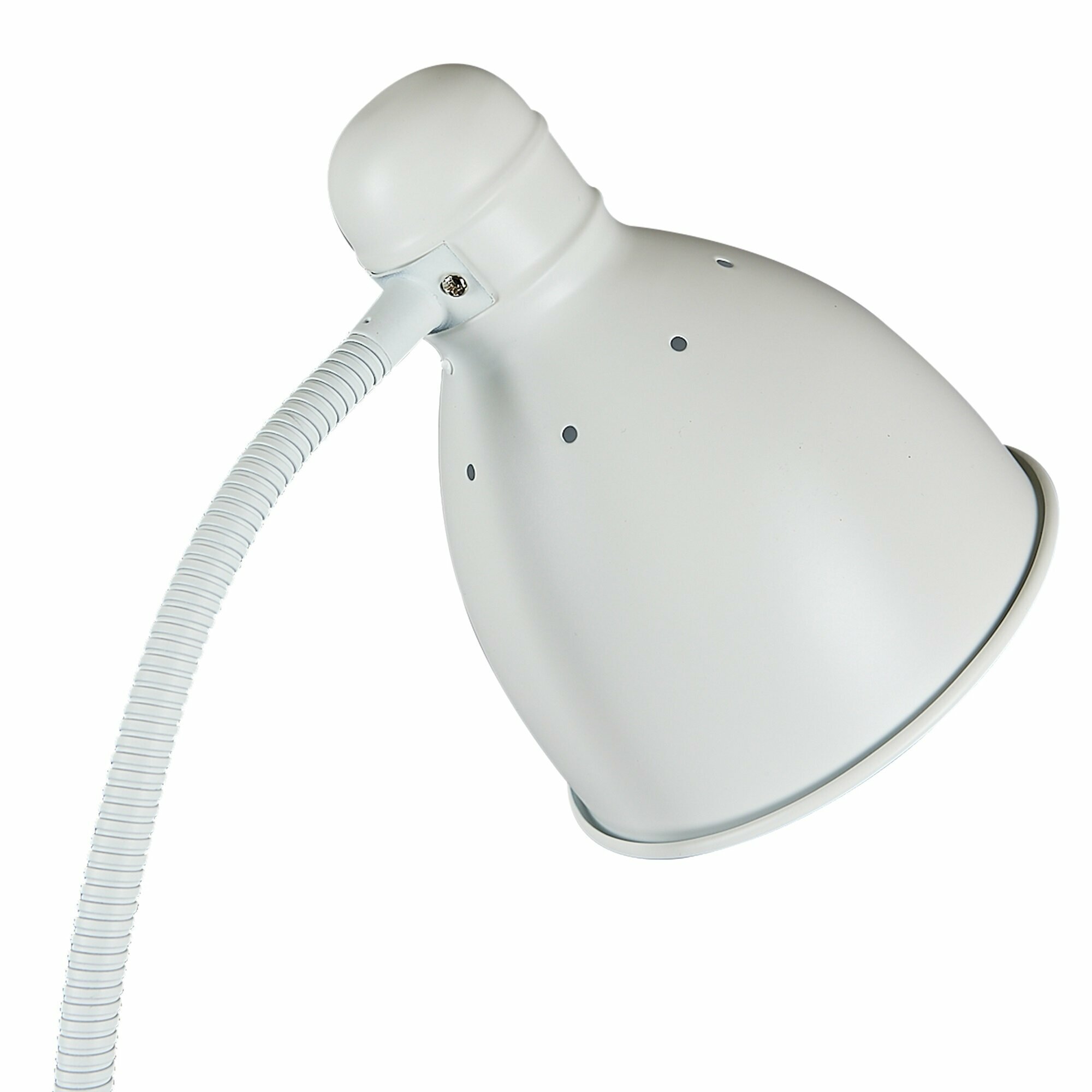 Торшер напольный под лампу E27, 60Вт, с регулировкой наклона, белый, Uniel — фото 1