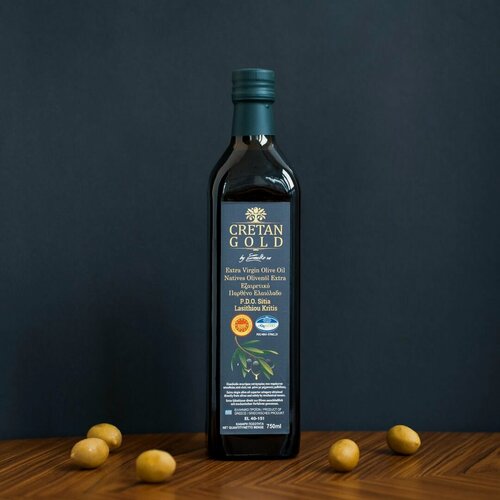 Изображение товара Оливковое масло Cretan Gold PDO Sitia, Extra Virgin, Нерафинированное, 750 мл