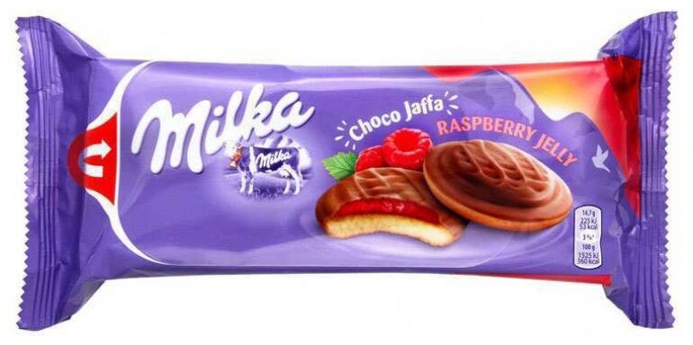 Печенье Milka choco Jaffa Raspberry, 147 г/ Germany Import Production FoodsNut