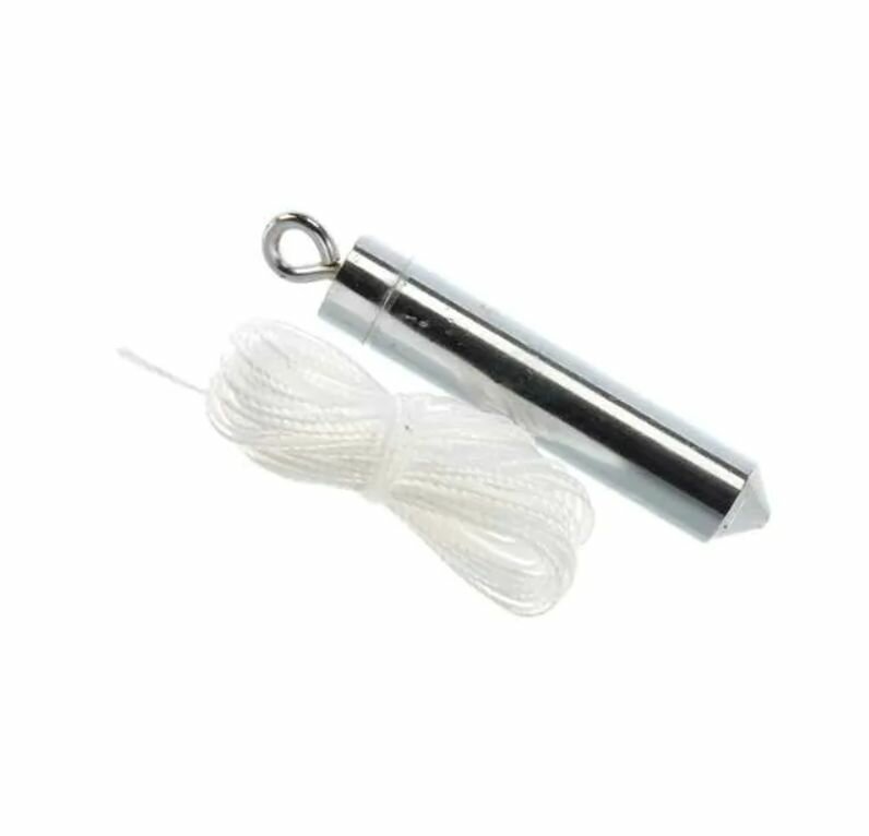 Отвес Matrix цилиндрический 100г шнур 5м 84836 — фото 1