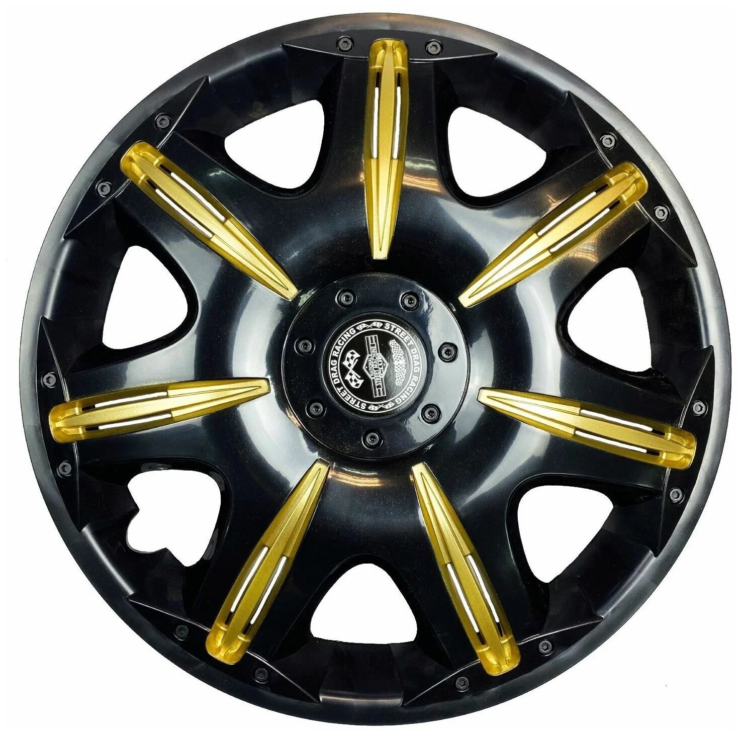 Колпаки R15 Опус Super Black GOLD STAR 4шт