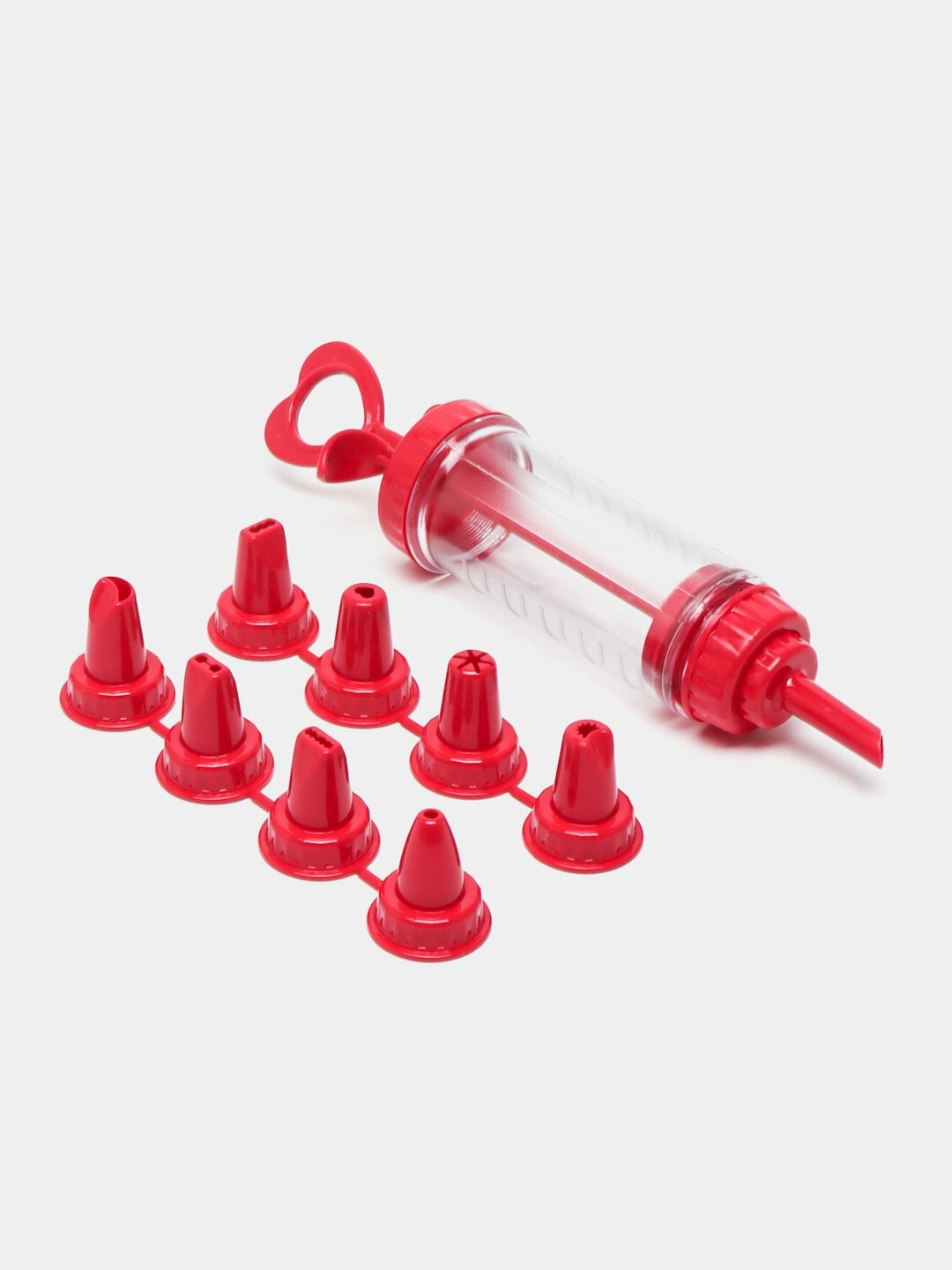 Шприцы кондитерские, для конфет, безе, кремов, печенья. Турция Titiz, AP-1004, Алый