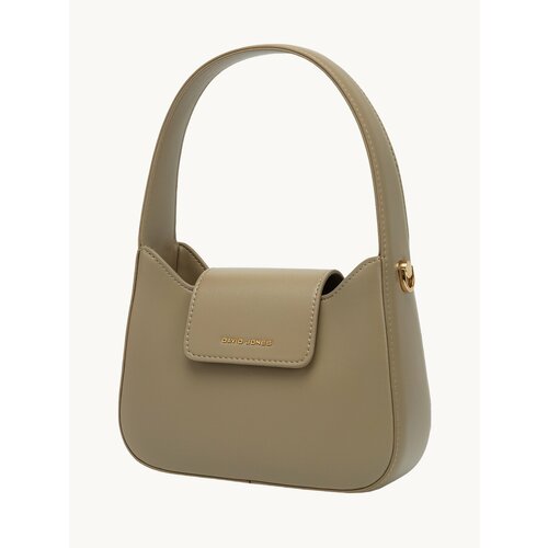 Сумка багет DAVID JONES бежевый горчичный 3811₽