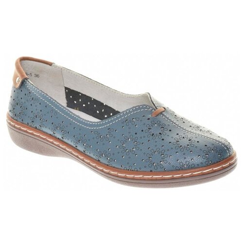 фото Тофа tofa туфли женские летние, размер 40, цвет синий, артикул 912663-5
