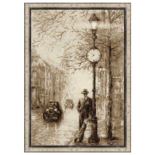 фото Набор для вышивания "riolis" "сотвори сама" 1611 "старая фотография. ожидание" 38 х 26 см риолис