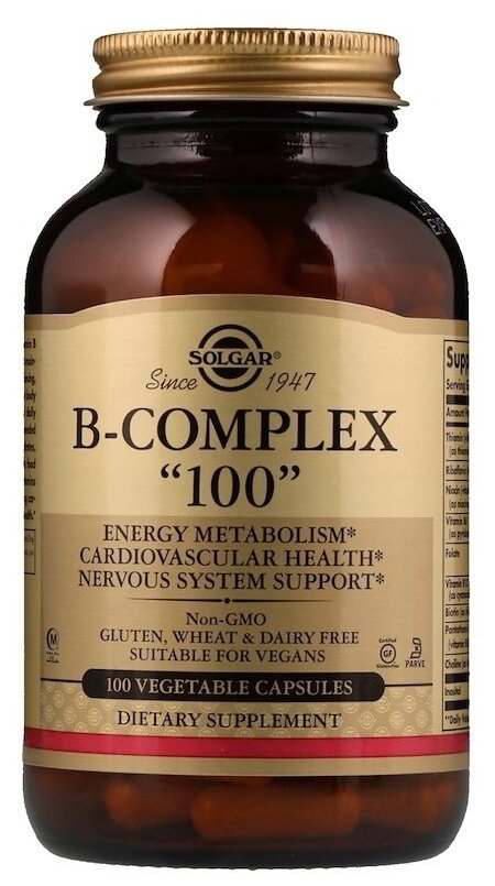 Капсулы SOLGAR B-Complex 100