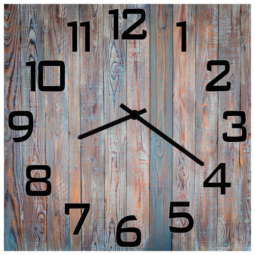 фото Svs настенные часы svs 4003020 рисунок дерева