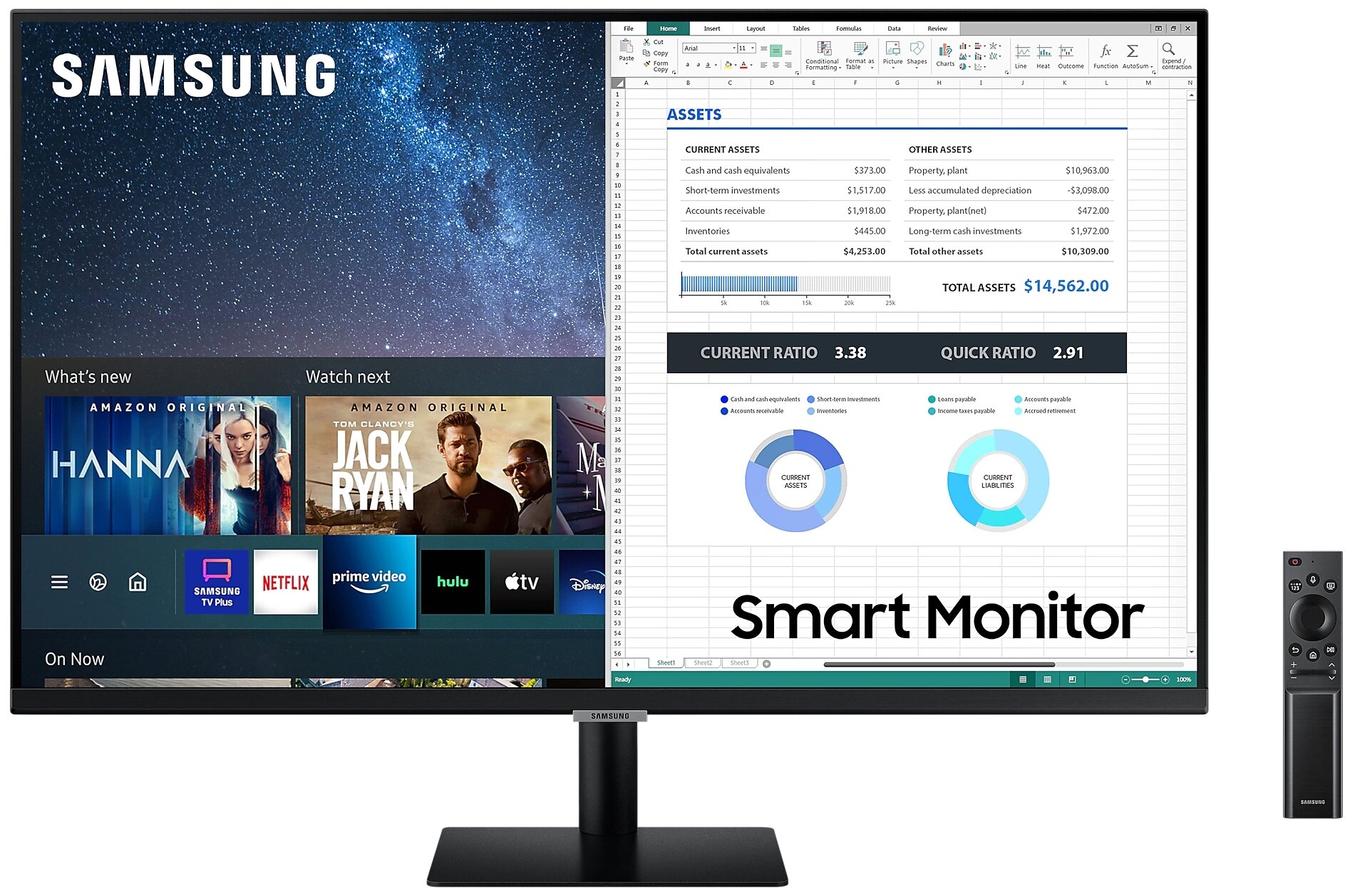 27" Монитор Samsung S27AM500NI, 1920x1080, 60 Гц, *VA, черный