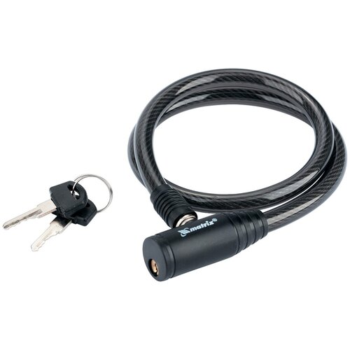 Велозамок тросовый matrix 91814 черный