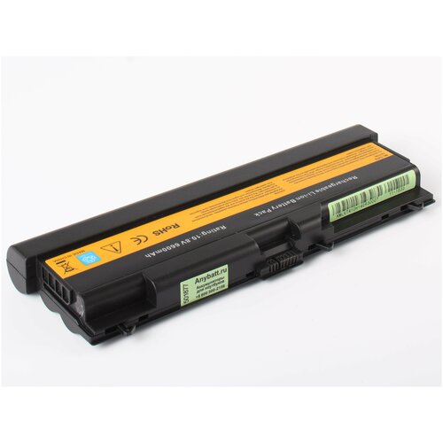 Аккумуляторная батарея Anybatt 11-U1-1530 6600mAh для iBM-Lenovo ThinkPad T420, ThinkPad T410, Thinkpad Edge 14, ThinkPad T520, ThinkPad T510, ThinkPad T410i, ThinkPad SL510, ThinkPad L420, ThinkPad L520, Thinkpad Edge 15, 410i, ThinkPad W520