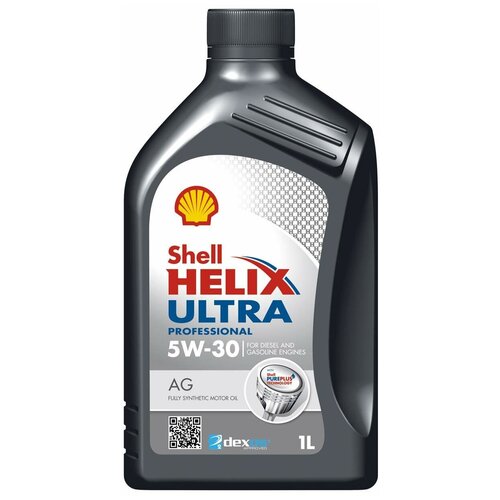 фото Моторное масло shell helix ultra professional ag 5w-30 синтетическое 1л