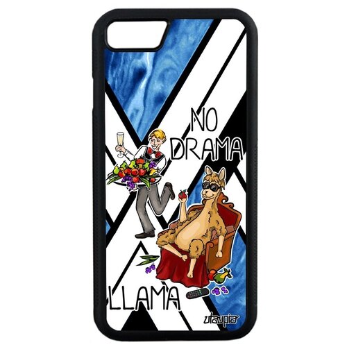 фото Противоударный чехол для // iphone se 2020 // "no drama lama" супер лама стиль, utaupia, светло-зеленый
