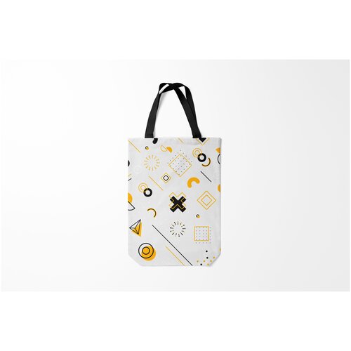 фото Сумка-шоппер / 31х42 см / популярные иллюстрации / узоры геометрический узор burnettie