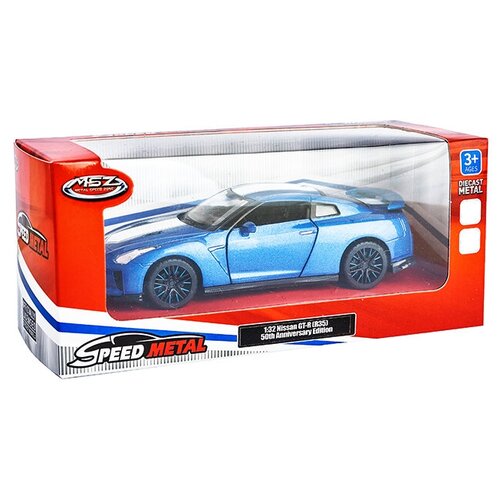 Модель машины Nissan GT-R 50th Anniversary Edition (R35) 1:32 32469 Nissan, синий