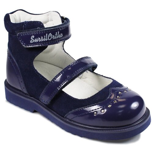 фото Туфли для девочки sursil ortho 15-292-1 размер 27 цвет синий sursilortho