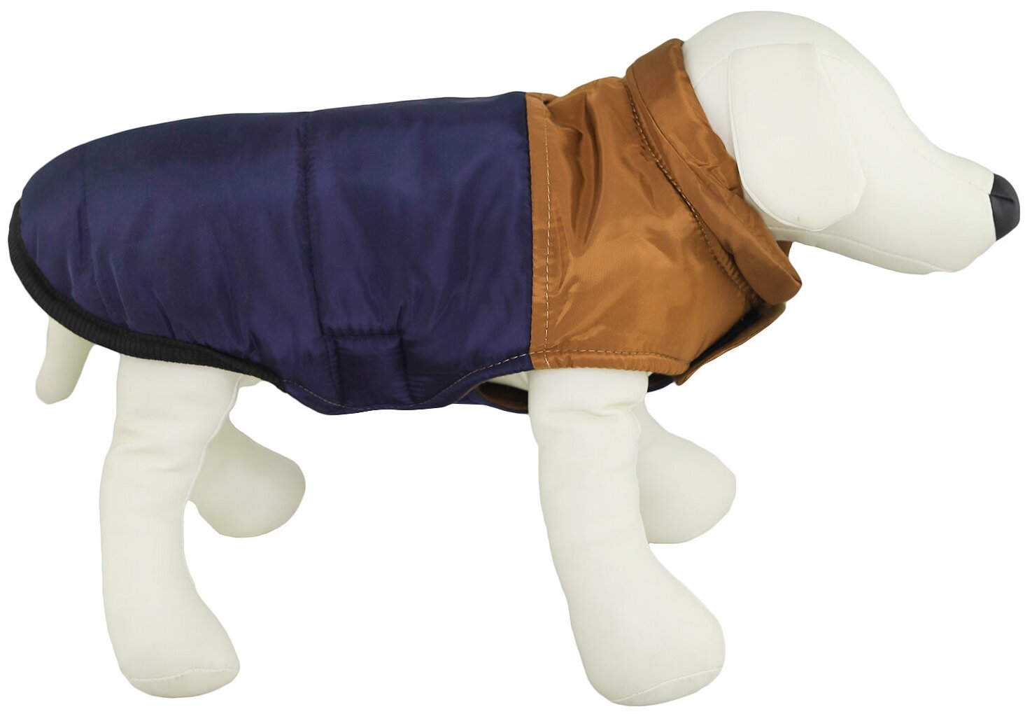 Жилетка для собак, одежда для собак "Не Один Дома" Попона, коричневый, XL, длина спинки - 45 см