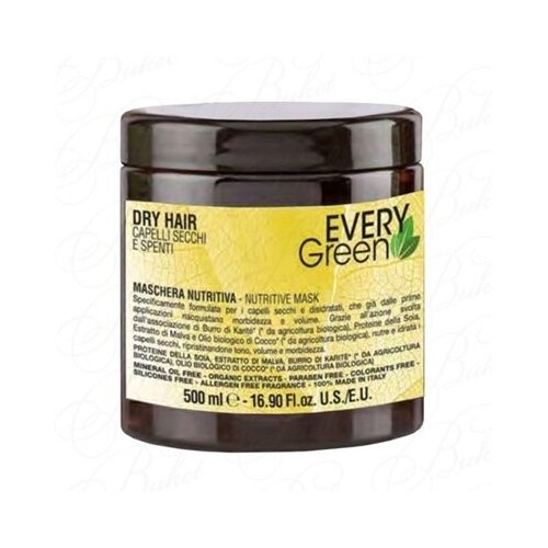 Маска для волос Dikson EveryGreen Dry Hair Mashera Nutriente, Маска для сухих волос, 250 мл